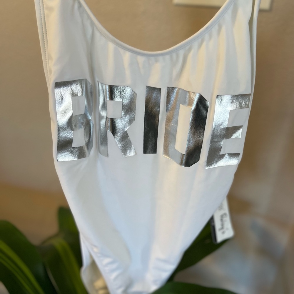 Dippin Daisy White 1 Piece Bride Bathing Suit